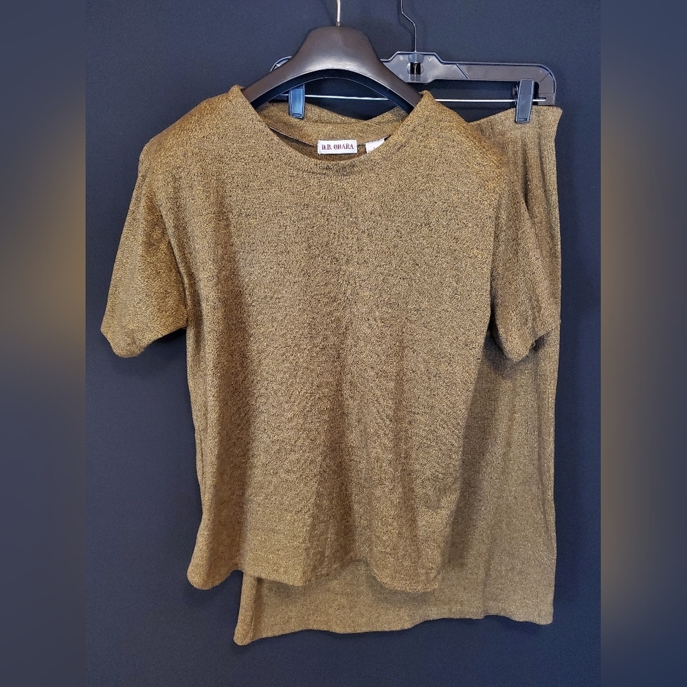 Ohara Vintage Brown Sweater Set